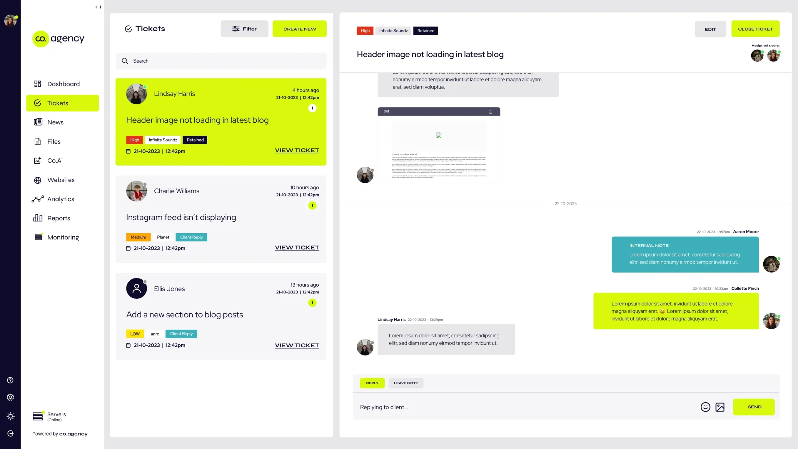 Build on client relationships